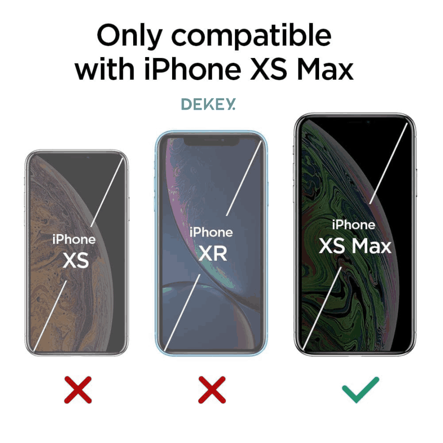 Dekey Master Glass Premium iPhone XS Max 7
