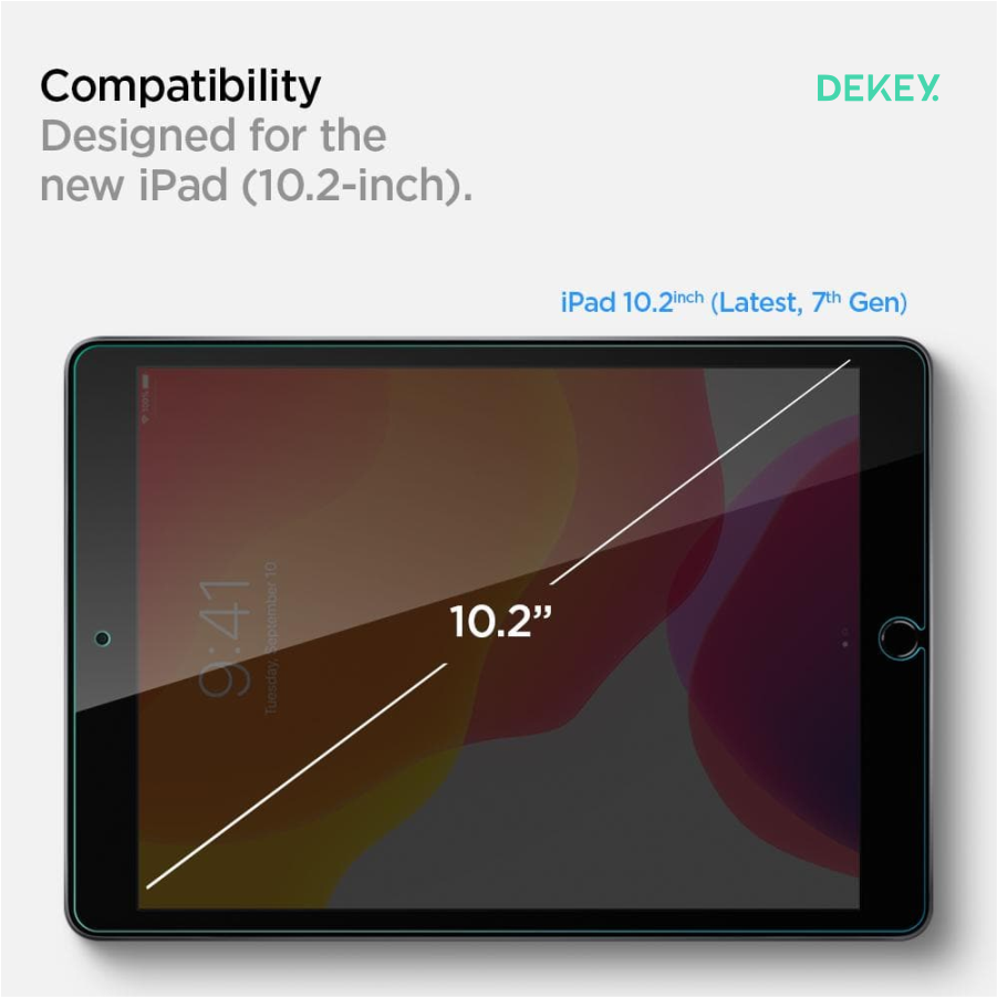 Dekey Master Glass Premium iPad 10.2 inch 5