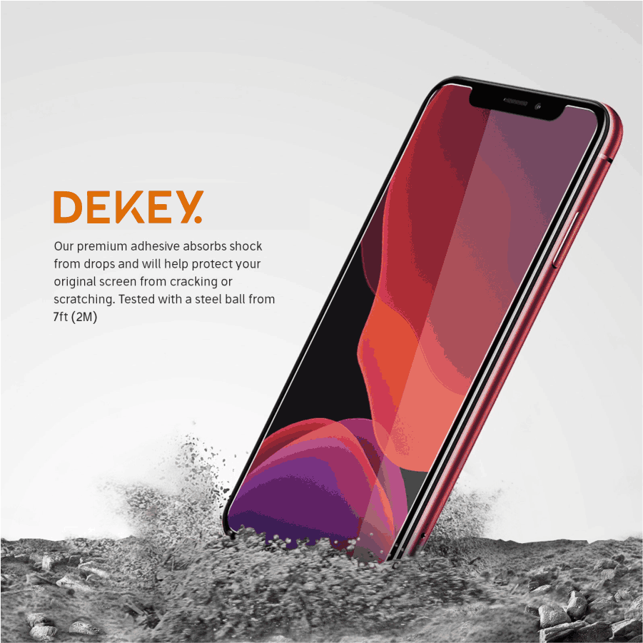 Dekey Master Glass Premium iPhone XR 4