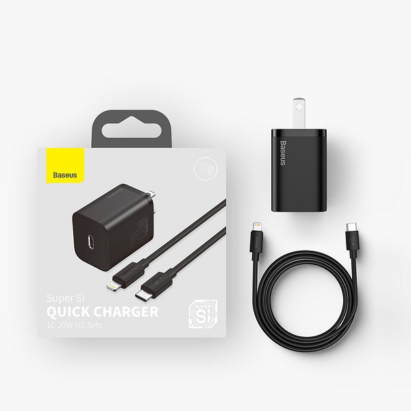 Bộ sạc nhanh 20W USB Type C Baseus Super SI Quick Charger QC3.0