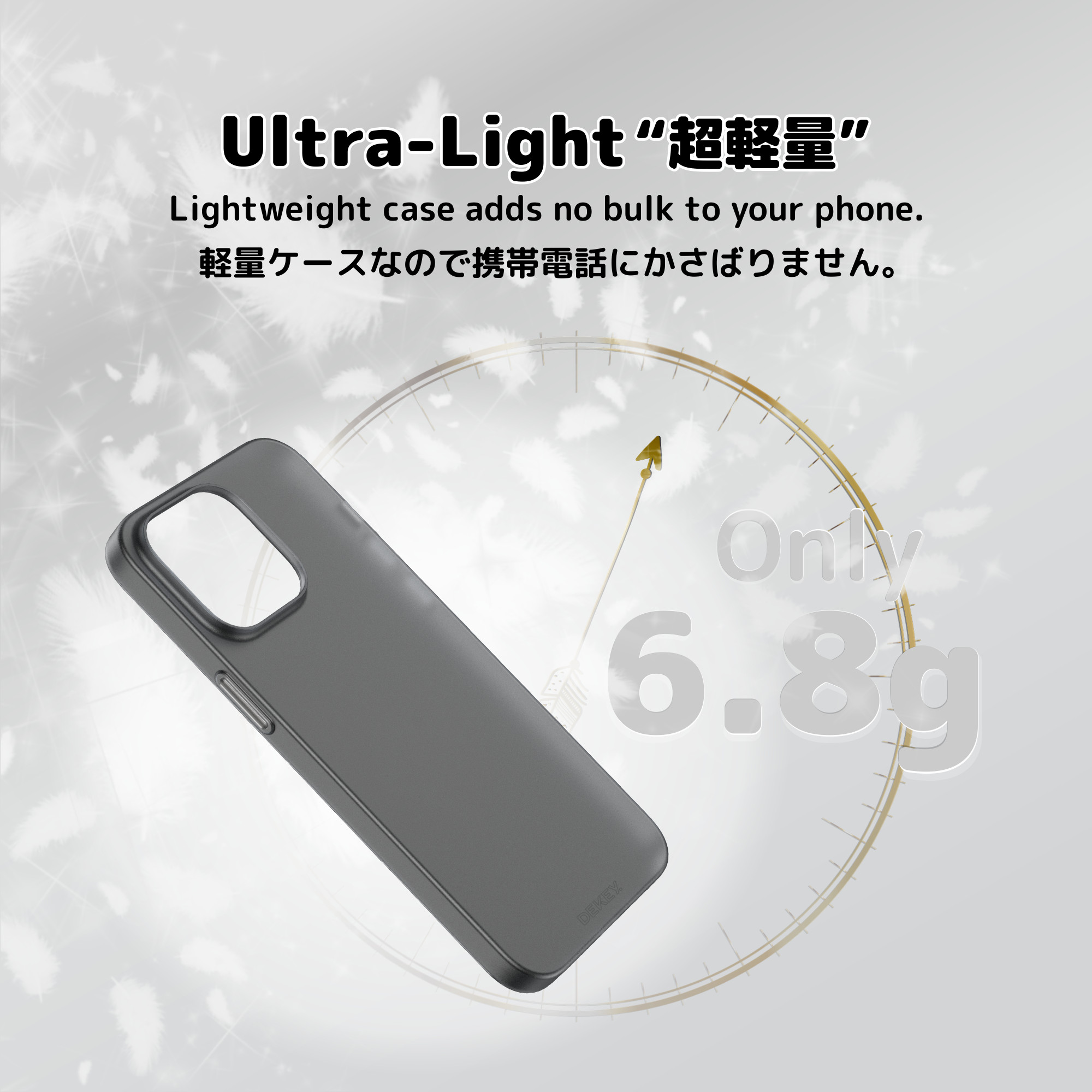 Dekey iPhone 15 Promax Invisible Ultra Slim Case, Anti-fingerprint and anti-scratch 11