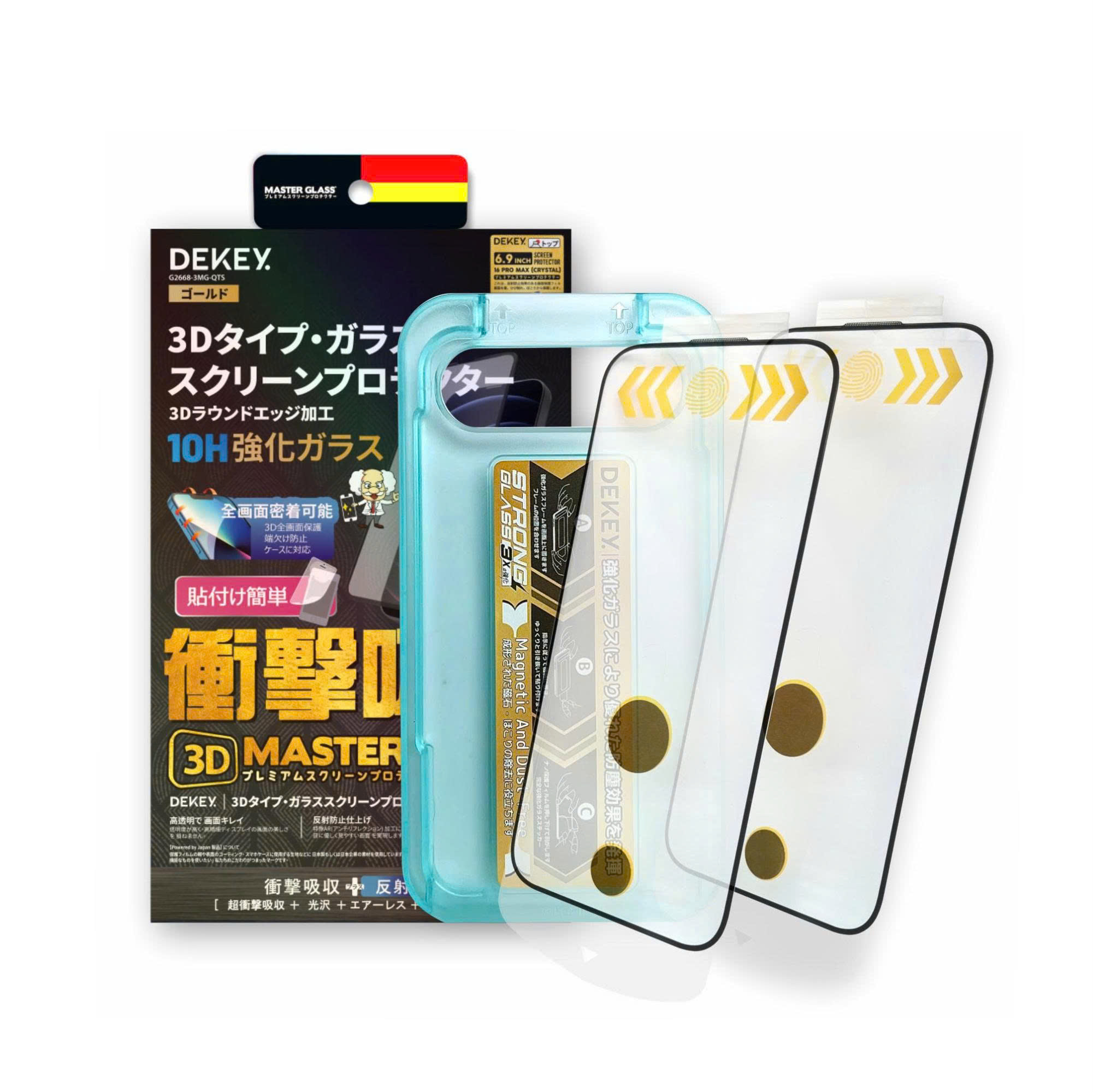 DEKEY Master Glass 3D Quintessence iPhone 16 Plus