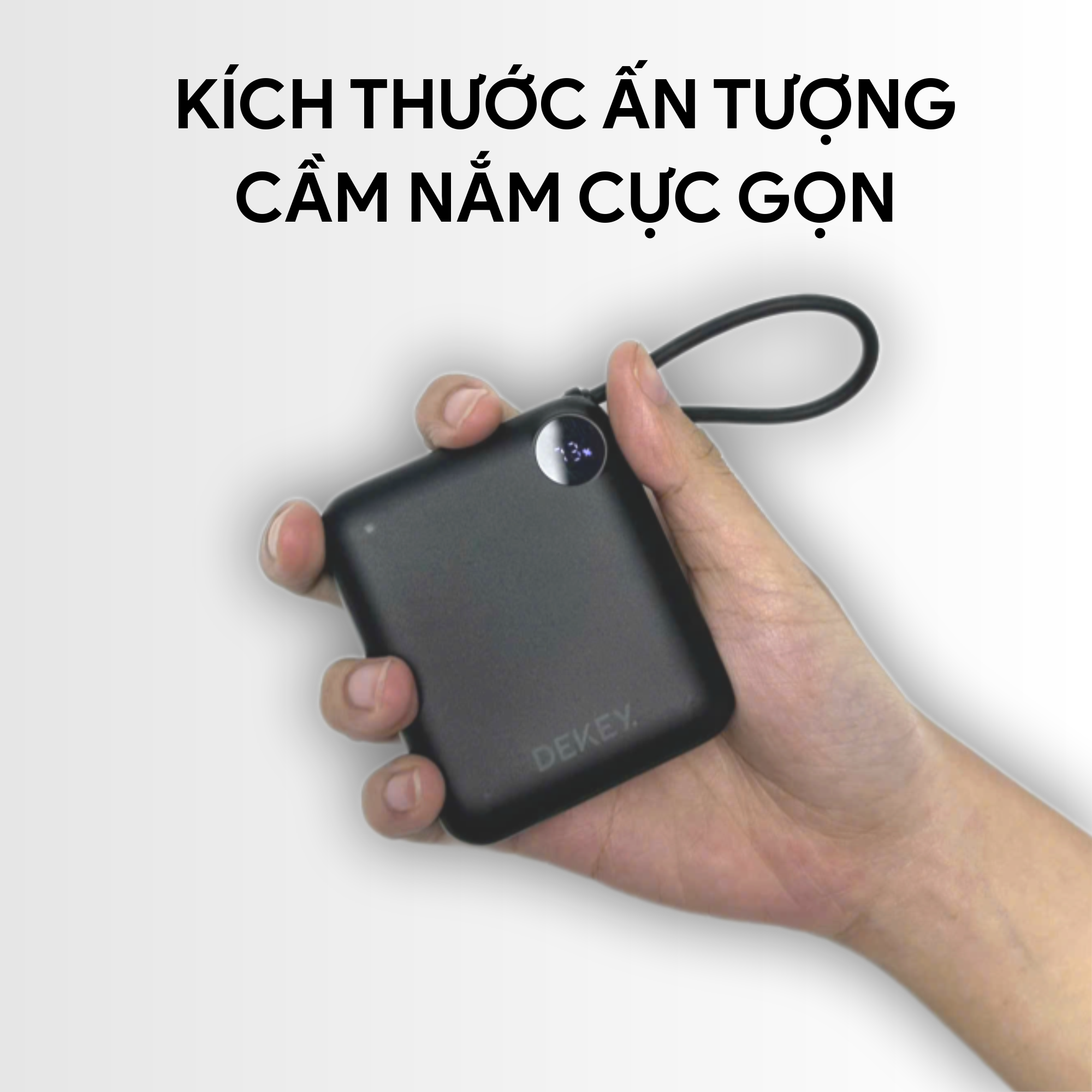 Pin Dự Phòng DEKEY Power Pioneer 10.000mAh 22.5W USB-C PD Power Bank 8
