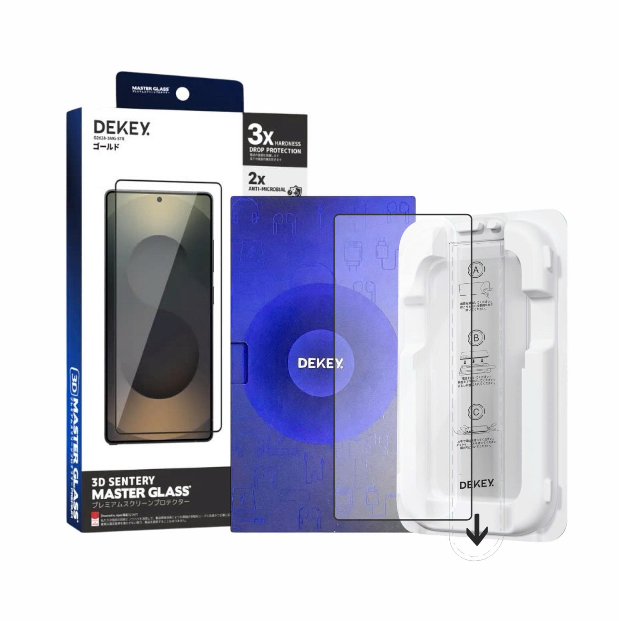 DEKEY Master Glass 3D Sentery Samsung S25 Plus
