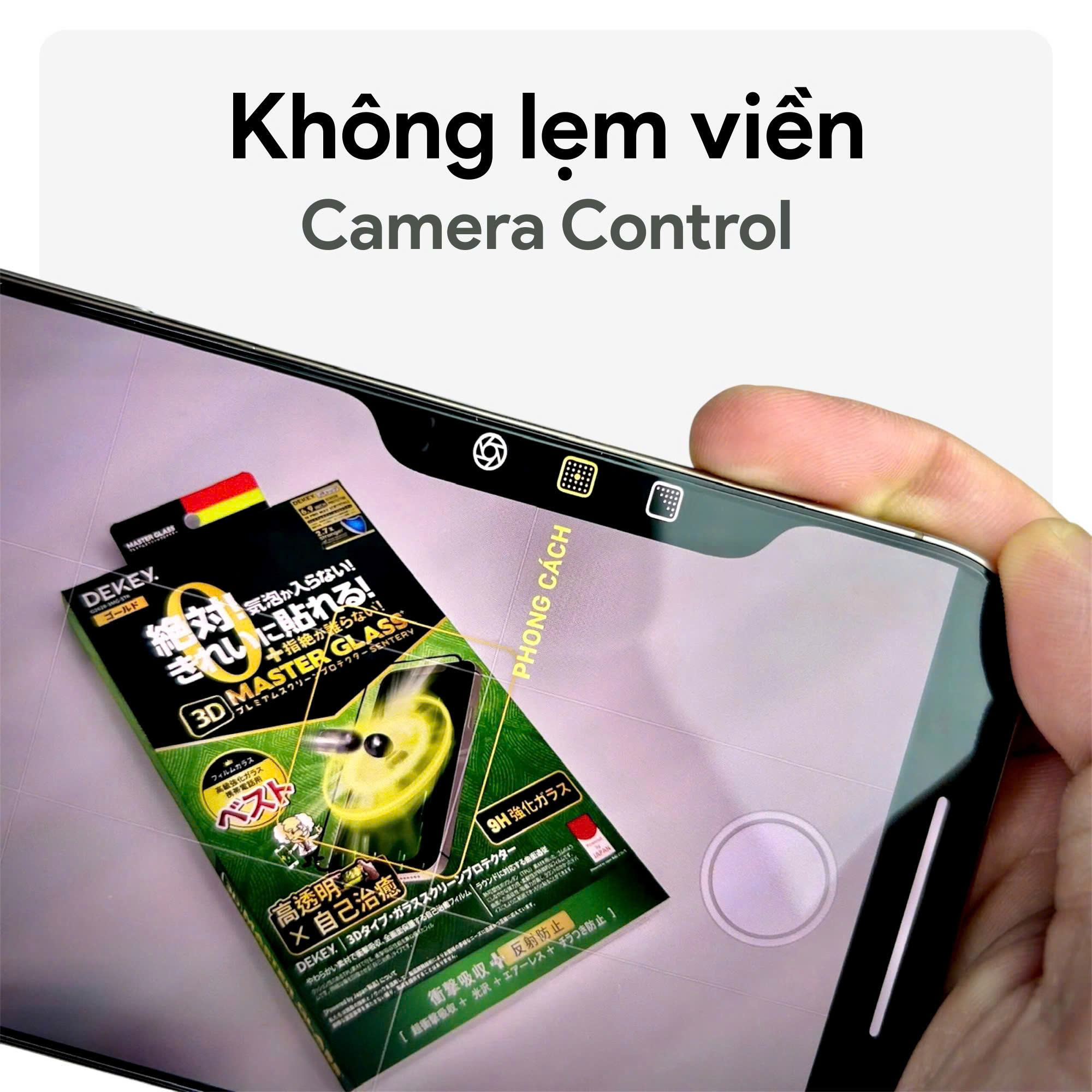 DEKEY Master Glass 3D Sentery iPhone 12 Promax 6