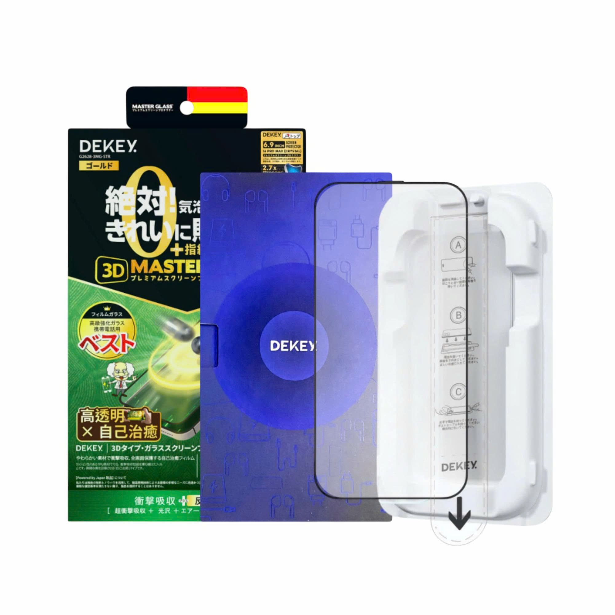 DEKEY Master Glass 3D Sentery iPhone 16